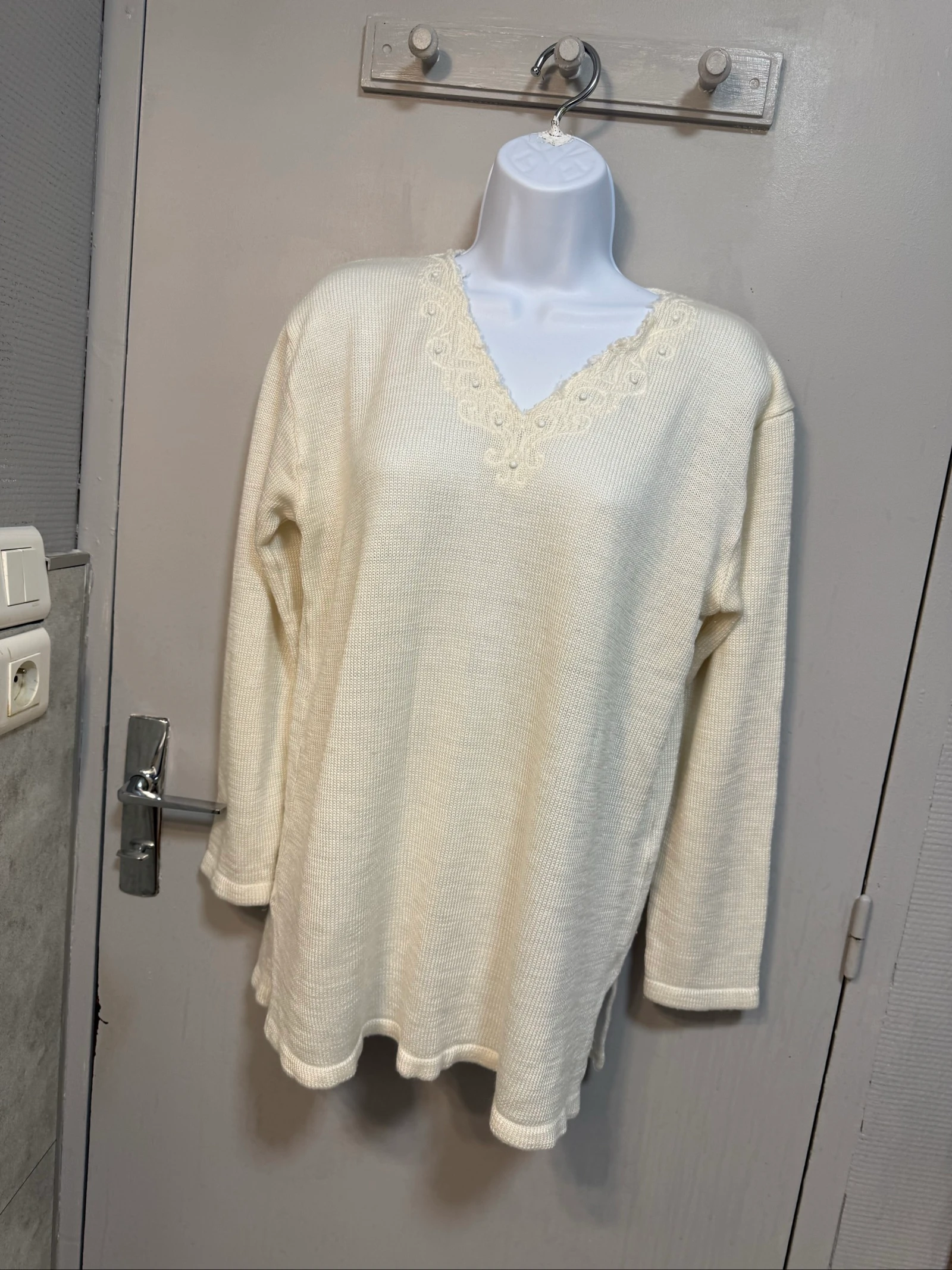 Pull crème TU